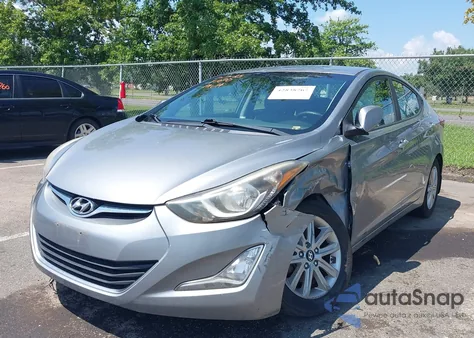 2014 Hyundai Elantra Se из США, поврежденный, VIN KMHDH4AE0EU166185